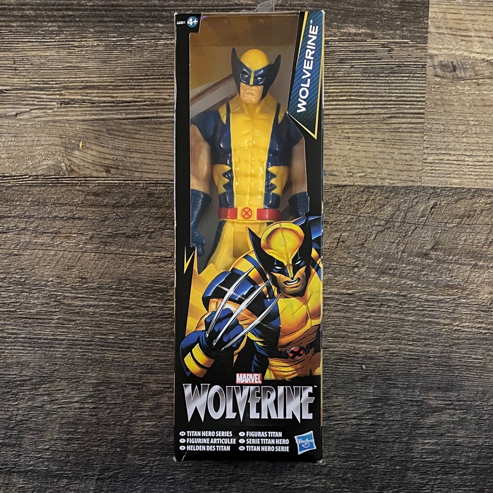 Marvel Wolverine Action Figure - Yellow and Blue